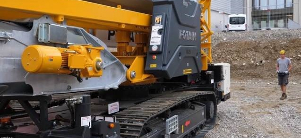 Hup C 40-30 Special application Crane - Increased mobility with the crawler chassis