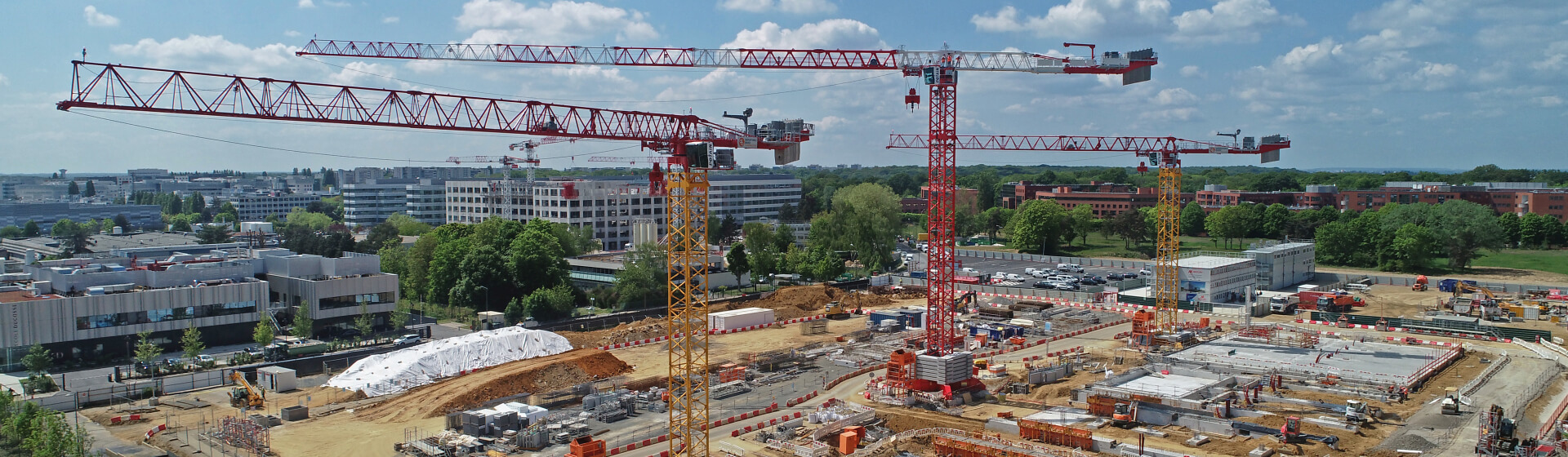High-capacity Potain tower cranes selected for French data center construction (image 1)