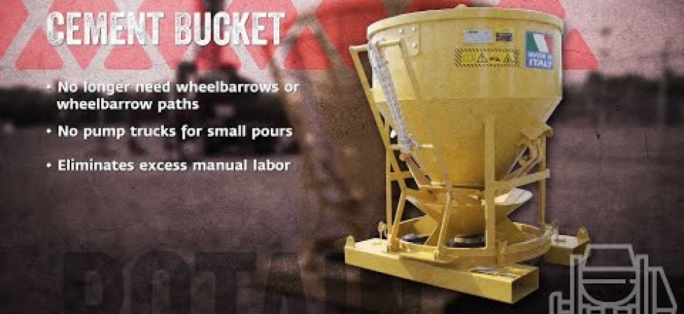 Revolutionize the home building process: Concrete Bucket