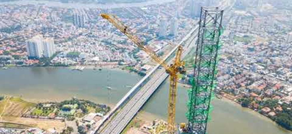 Potain cranes lead construction on Vietnam’s tallest building